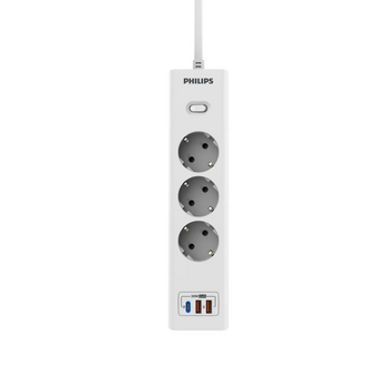  Сетевой фильтр Philips CHP8236WB/51 3м, 3 розетки белый (коробка) 