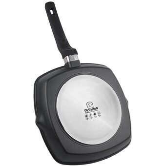  Сковорода-гриль Rondell Point RDA-1350 28см черный без крышки 