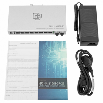  Коммутатор неуправляемый SNR SNR-S1908GP-2S 