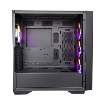  Корпус 1STPLAYER FD8 Black (FD8-BK-4F1) / E-ATX / 4x120mm FRGB fans 