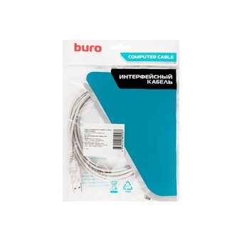  Кабель Buro USB-A-B-3C USB A m-USB B m 3м 