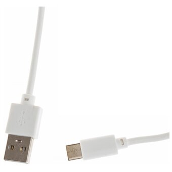  Кабель Cactus CS-USB.A.USB.C-1 USB m-USB Type-C m 1м белый 