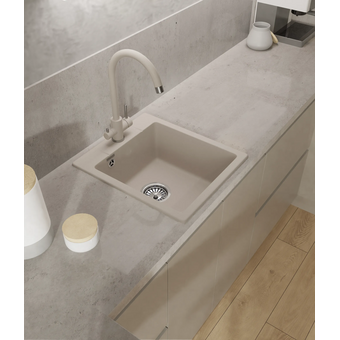  Кухонная мойка GRANFEST Urban 242 white 