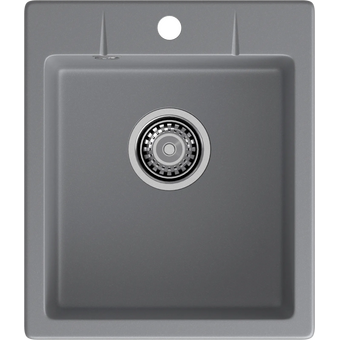  Кухонная мойка GRANFEST Urban 242 dark gray 