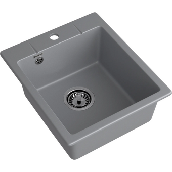  Кухонная мойка GRANFEST Urban 242 dark gray 