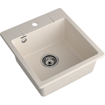  Кухонная мойка GRANFEST Urban 245 white 