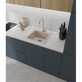  Кухонная мойка GRANFEST Urban 245 white 