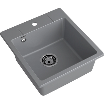  Кухонная мойка GRANFEST Urban 245 dark gray 