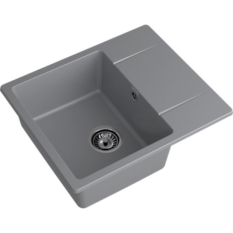  Кухонная мойка GRANFEST Urban 258L dark gray 