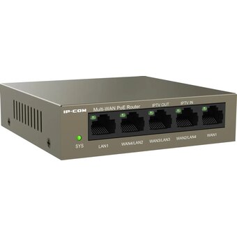  5-портовый PoE-маршрутизатор IP-COM M20-PoE с облачным управлением (PoE бюджет 55W) 
