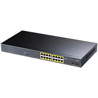  Коммутатор неуправляемый Cudy GS1020PS2 (L2) 16x1Гбит/с 2SFP 16PoE+ 200W 