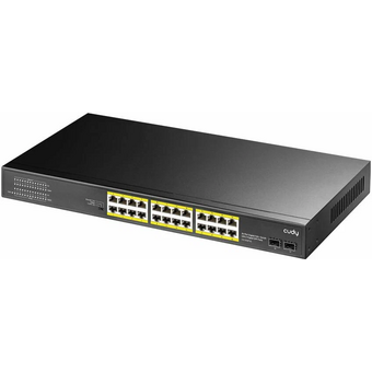  Коммутатор неуправляемый Cudy GS1028PS2 (L2) 24x1Гбит/с 2SFP 24PoE+ 300W 