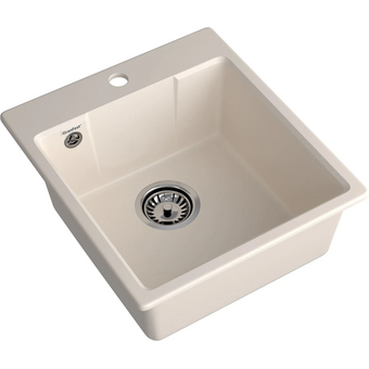  Кухонная мойка GRANFEST Urban 644 white 
