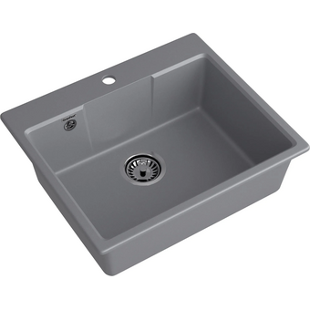  Кухонная мойка GRANFEST Urban 658 dark gray 