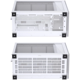  Корпус Jonsbo D31 Mesh White без БП, боковая панель из закаленного стекла, mini-ITX, micro-ATX, белый 