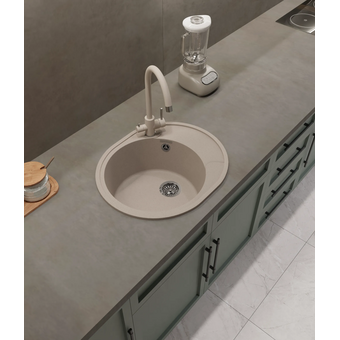  Кухонная мойка GRANFEST Urban 857L white 