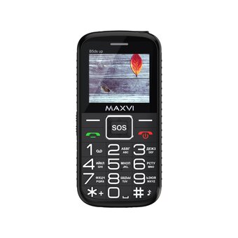  Мобильный телефон MAXVI B5ds up Black 