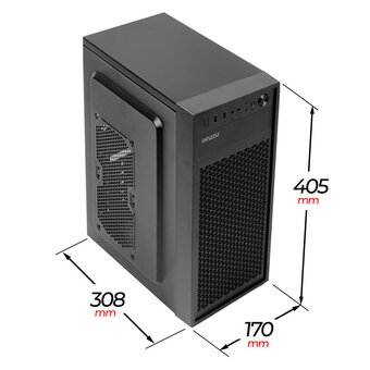 Корпус Ginzzu A400, ATX 