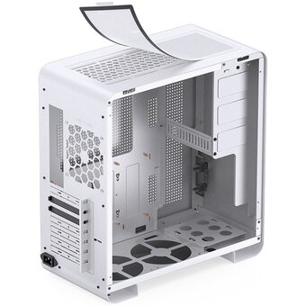  Корпус Jonsbo U4 Pro Mesh White без БП, mini-ITX, micro-ATX, ATX, белый 