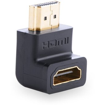  Адаптер UGREEN HD112 20109 HDMI Male to Female Angled Down Adapter Black 