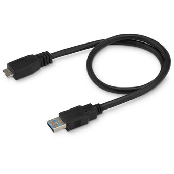  Кабель Buro MK30-AM-1.5 micro USB 3.0 B m-USB A m 1.5м черный 