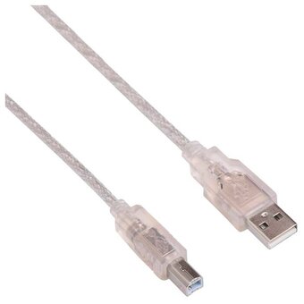  Кабель Buro USB2.0-AM/BM-3-Trans USB2.0 USB A (m)/USB B (m) 3м 