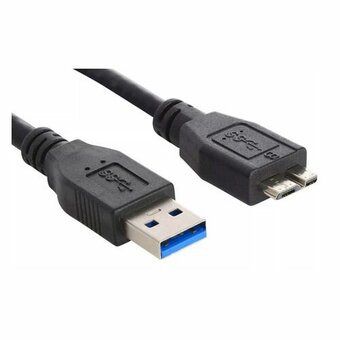  Кабель Buro MK30-AM-1.5 micro USB 3.0 B m-USB A m 1.5м черный 