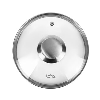  Кастрюля LARA LR02-266 Афина нерж 