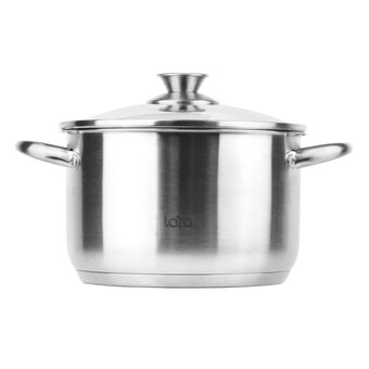  Кастрюля LARA LR02-271 Афина нерж 