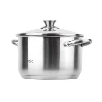  Кастрюля LARA LR02-268 Афина нерж 