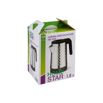  Электрочайник HOMESTAR HS-1022 черный (109144) 