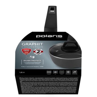  Ковш Polaris Graphit-16SP 1.6л темно-серый 