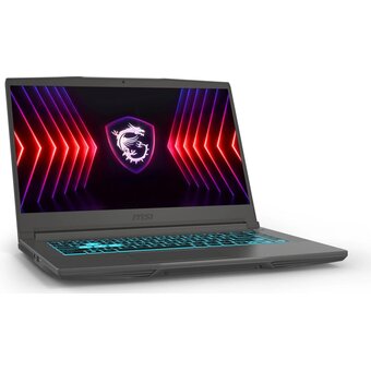  Ноутбук MSI Thin B12UCX-2633XRU (9S7-16R831-2633) 15.6", IPS, i5 12450H 2ГГц, 8 ядер 16ГБ DDR4, 512ГБ SSD, GeForce RTX 2050 - 4 ГБ, Free DOS grey 