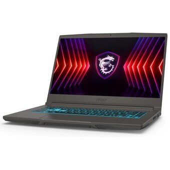  Ноутбук MSI Thin B12UCX-2633XRU (9S7-16R831-2633) 15.6", IPS, i5 12450H 2ГГц, 8 ядер 16ГБ DDR4, 512ГБ SSD, GeForce RTX 2050 - 4 ГБ, Free DOS grey 