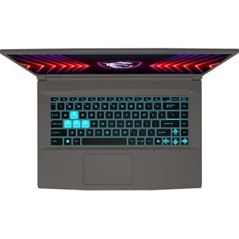  Ноутбук MSI Thin B12UCX-2633XRU (9S7-16R831-2633) 15.6", IPS, i5 12450H 2ГГц, 8 ядер 16ГБ DDR4, 512ГБ SSD, GeForce RTX 2050 - 4 ГБ, Free DOS grey 