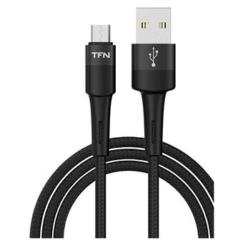  Кабель TFN microUSB Envy C-ENV-MIC1MBK 1.2m нейлон black 