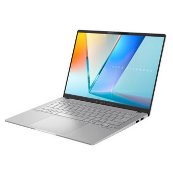  Ноутбук ASUS VivoBook S14 OLED M5406WA-QD127 (90NB14P1-M007L0) 14", OLED, AMD Ryzen AI 9 365 2ГГц, 10 ядер, 24ГБ 1ТБ SSD, AMD Radeon, без ОС, silver 