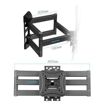  Кронштейн для телевизора Kromax Corbel-12 