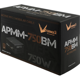  Блок питания Formula APMM-750BM ATX 750W 80+ bronze (20+4pin) APFC 140mm fan 6xSATA Cab Manag RTL 