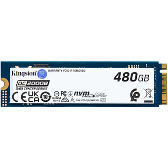  SSD Kingston DC2000B (SEDC2000BM8/480G) PCIe 4.0 x4 480GB M.2 2280 0.4 DWPD 