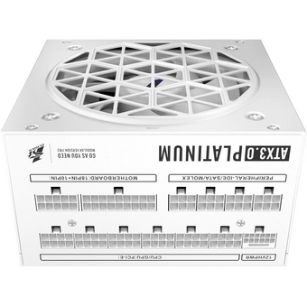  Блок питания 1STPLAYER NGDP Platinum 1000W White (HA-1000BA3-WH) / ATX3.0, APFC, 80 PLUS Platinum, LLC+DC-DC, 120mm fan, full modular 