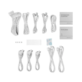  Блок питания DeepCool PN750M WH 750W (R-PN750M-FC0W-EU) (120mm, APFC, 80Plus Gold, Modular) 