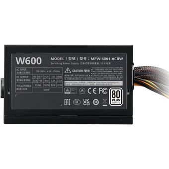  Блок питания COOLER MASTER MPW-6001-ACBW-BEU ATX 600W 