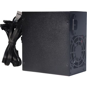  Блок питания CBR PSU-ATX500-08EC ATX 500W, 8cm fan, 20+4pin/1*4pin/1*IDE/2*SATA, кабель питания 1.2м, черный OEM 
