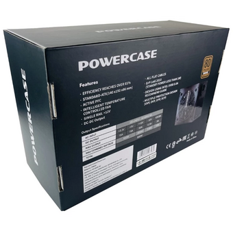  Блок питания Powercase PB600 (PS-600B-DC) (80 Plus Bronze, ATX 2.31, 600W, APFC, DC-DC, 120mm Fan) 