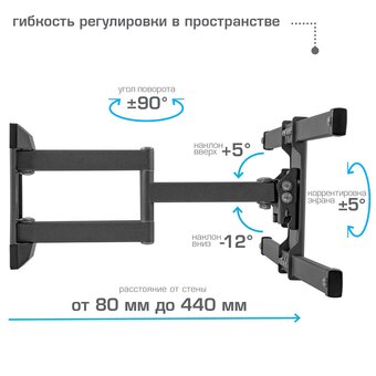  Кронштейн для телевизора Kromax Corbel-10 