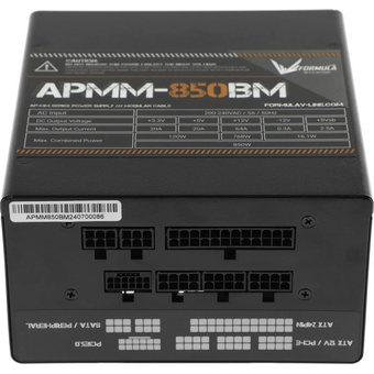  Блок питания Formula APMM-850BM ATX 850W 80+ bronze (20+4pin) APFC 140mm fan 6xSATA Cab Manag RTL 
