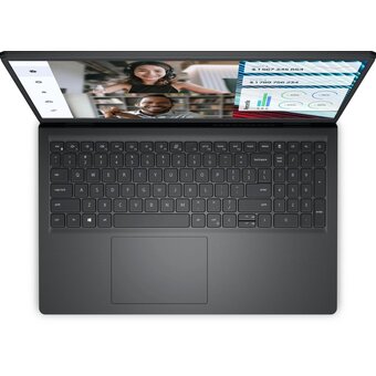  Ноутбук Dell Vostro 3520-7850 15.6", WVA, Intel Core i5 1235U 1.3ГГц, 10-ядерный, 8ГБ 512ГБ SSD, Intel Iris Xe graphics, Ubuntu, черный 