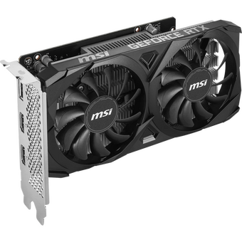  Видеокарта MSI Nvidia GeForce RTX 3050 6 Гб (3050 Ventus 2X E 6G OC) GDDR6 96 бит PCIE 4.0 16x 2xВыход HDMI 1xВыход DisplayPort 