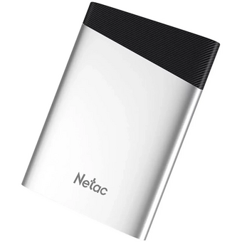  Внешний SSD Netac 960Gb Z6S (NT01Z6S-960G-32SL) (USB3.2 type C, up to 520MBs, 87x61x10.5mm, 54g, Aluminium+Plastic) 